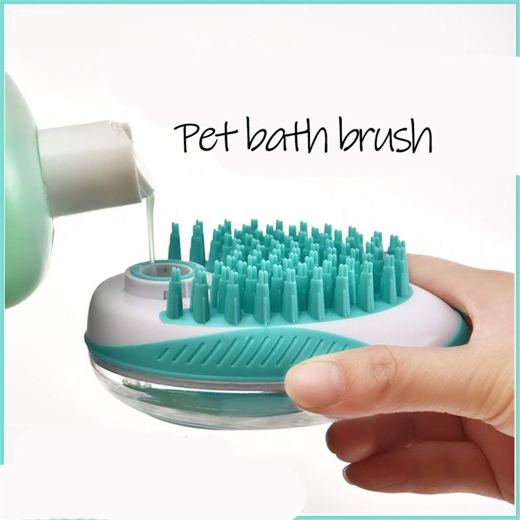 Cepillo de baño para Perros y Mascotas, Peine de Silicona para champú de SPA, Cepillo de Masaje, Peine para depilación de Ducha para Perros y Gatos, Herramienta de Limpieza y Aseo