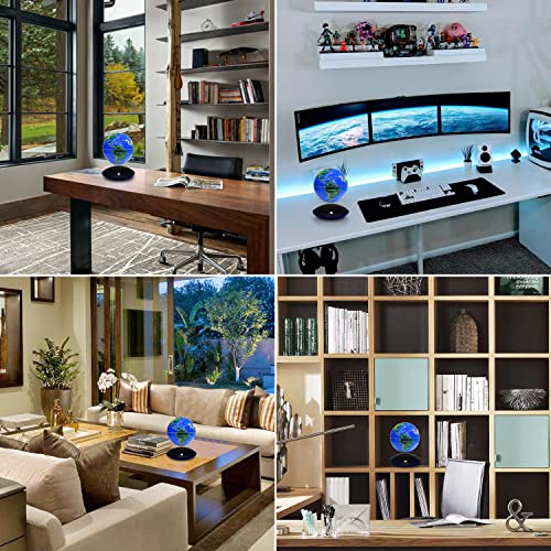 Flagest Magnetic Levitation Floating Globe Rotating Globe- Nice Desk Bookshelf Decoration For Home Office Classroom-Touch Control And Gradient Night Light Color Globe- Birthday Holiday Anniversary Christmas Gift #TOP5