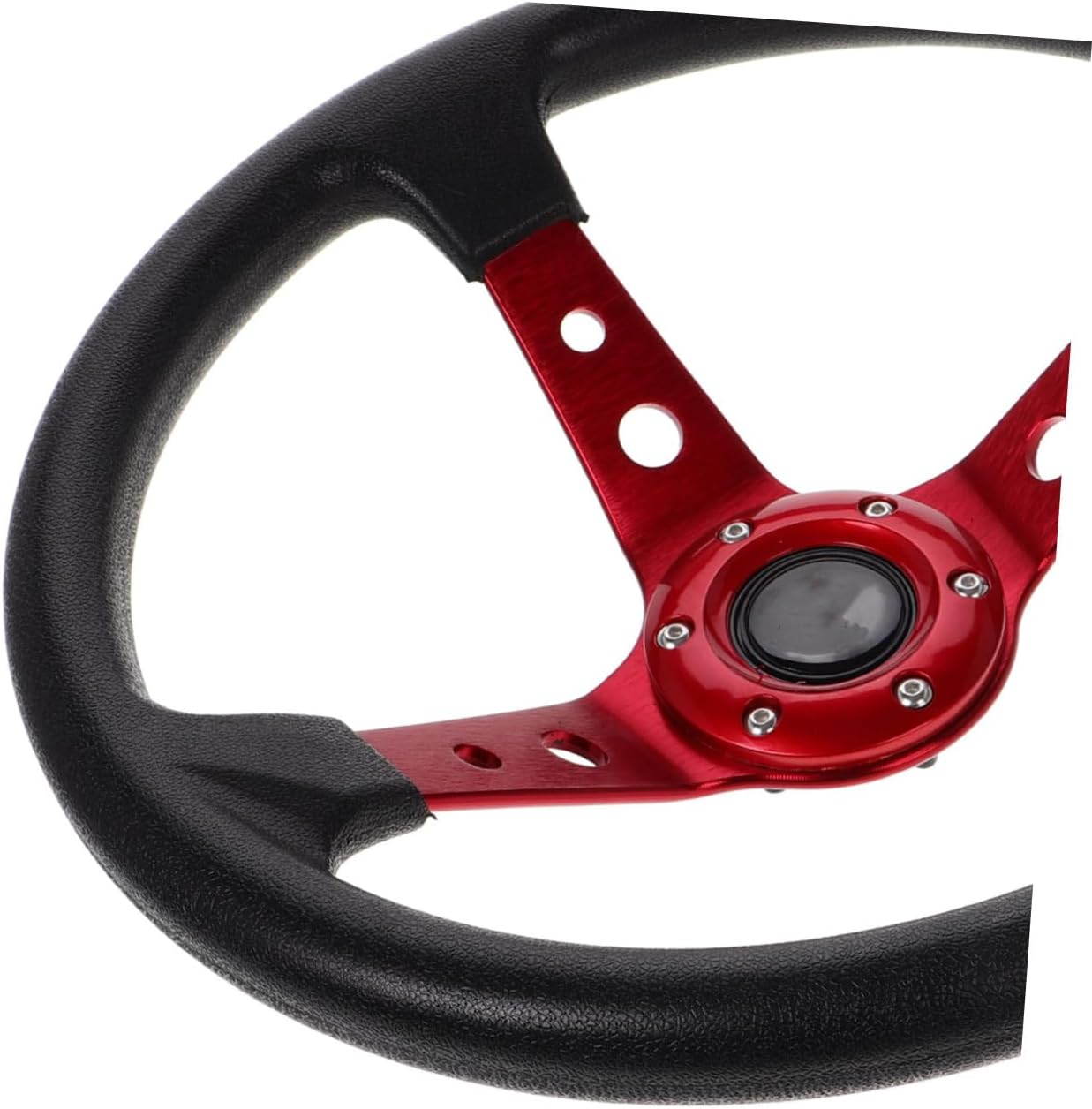 Universal 14 Inch 350mm Racing Steering Wheel with Horn Button