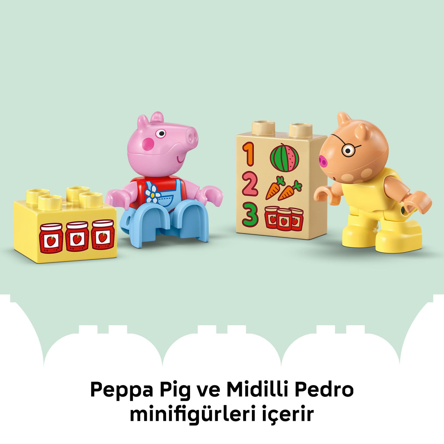 LEGO DUPLO Peppa Pig Traktör ve Pazar 10468
