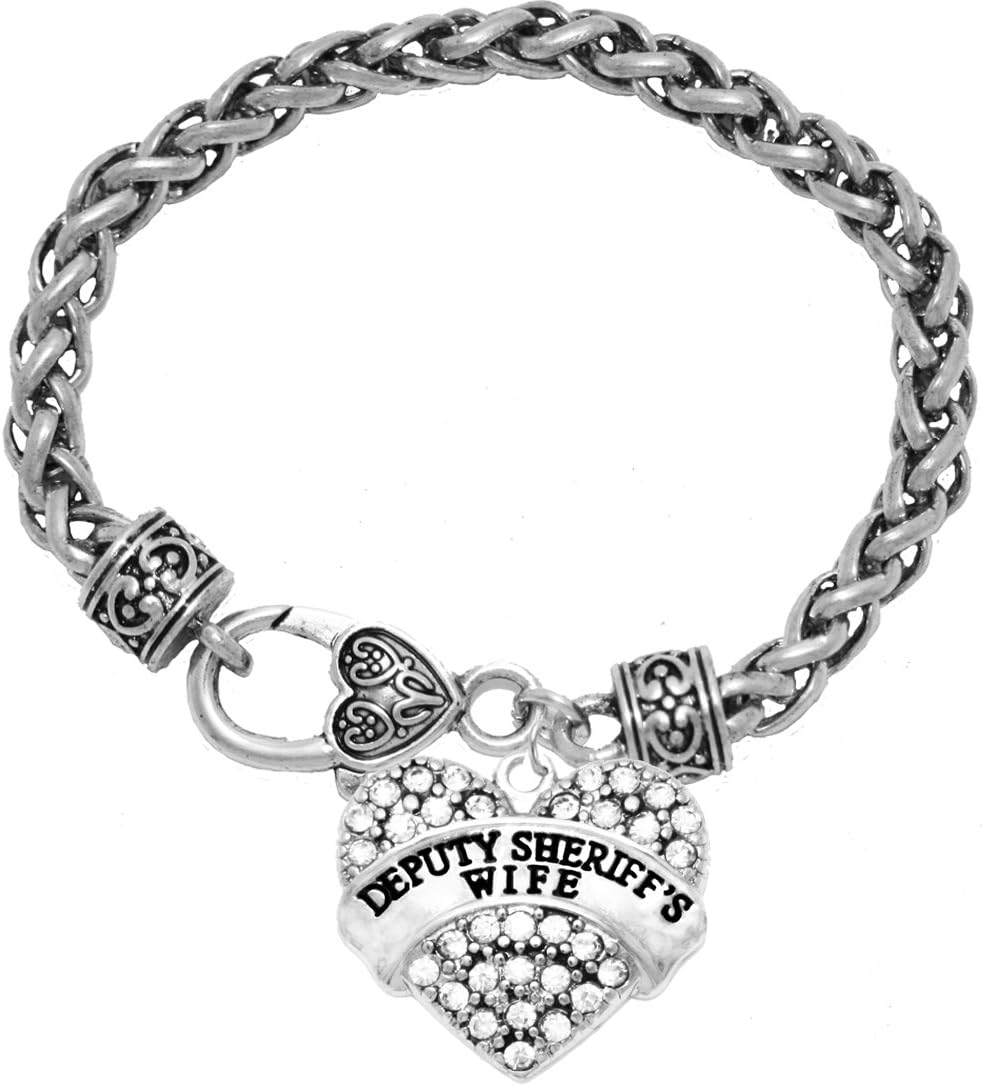 Cardinali Jewelry The Deputy Sheriff's Wife Hypoallergenic Bracelet, Safe-Nickel, Lead & Cadmium Free!