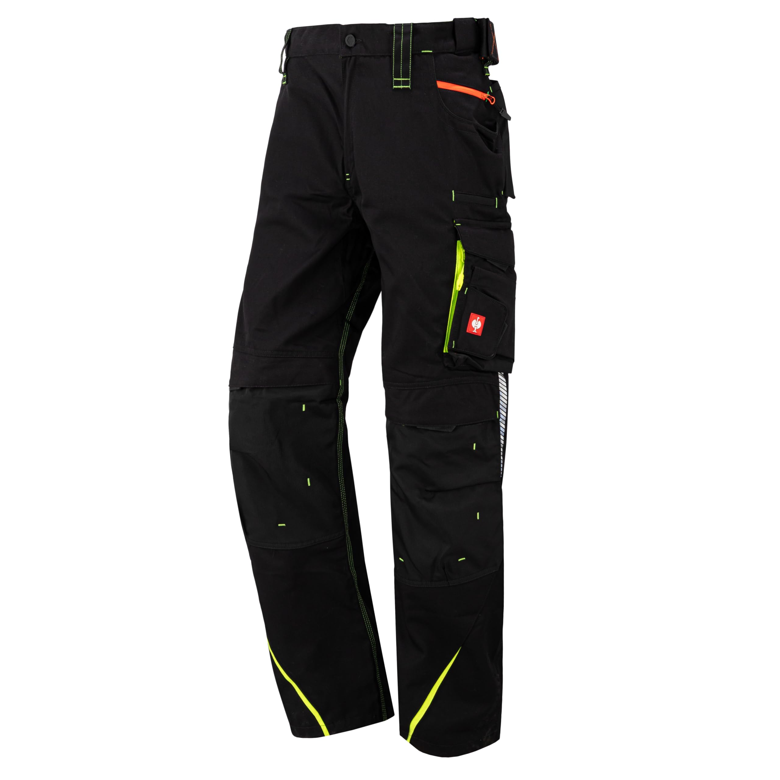 Engelbert Strauss 65511 Hose e.s.motion 2020, Qualitative Arbeitskleidung, Mehrfarbig (Schwarz/Gelb), 50