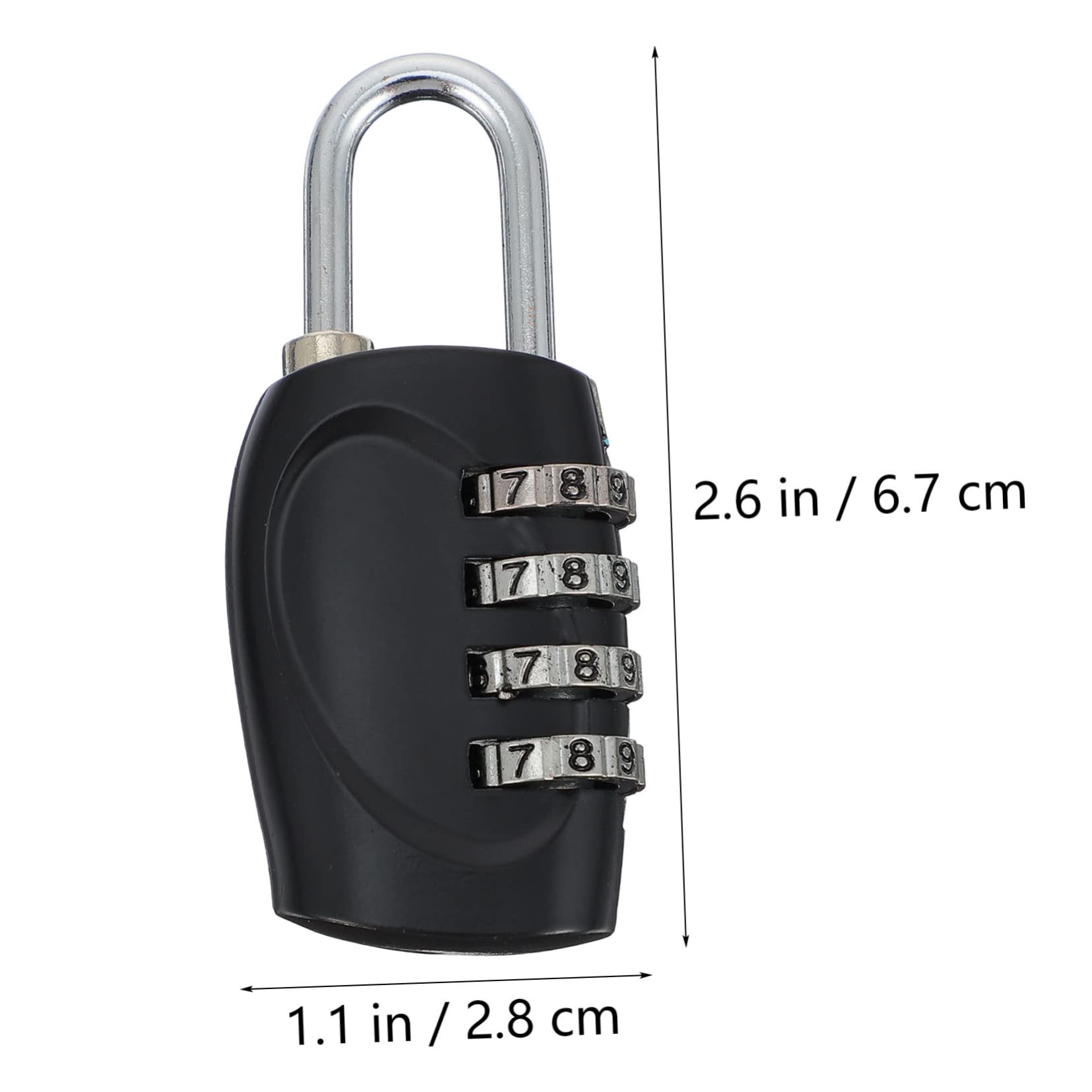 Angoily 6stücke Luggage Locks Stelligem Passwort Robuste Tragbare Vorhängeschlösser Für Koffer Schränke Und Rucksäcke Sicherer Schutz Für Ihre Wertsachen Für Reisen Und
