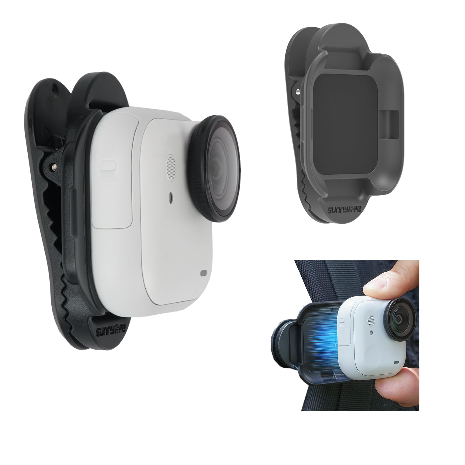 Amazon.com: WOENJO Magnetic Backpack Clip for Insta360 Go Ultra
