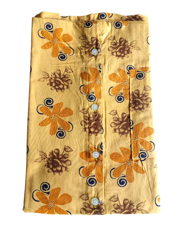 Image of MENMAII Women's [Free Size] Full Open /Front Buttoned [a Kind of Adaptive Clothing] Multipurpose Nighty for Maternity /Pregnancy /Elderly /Patient /Feeding /Hospital Purpose Nighty