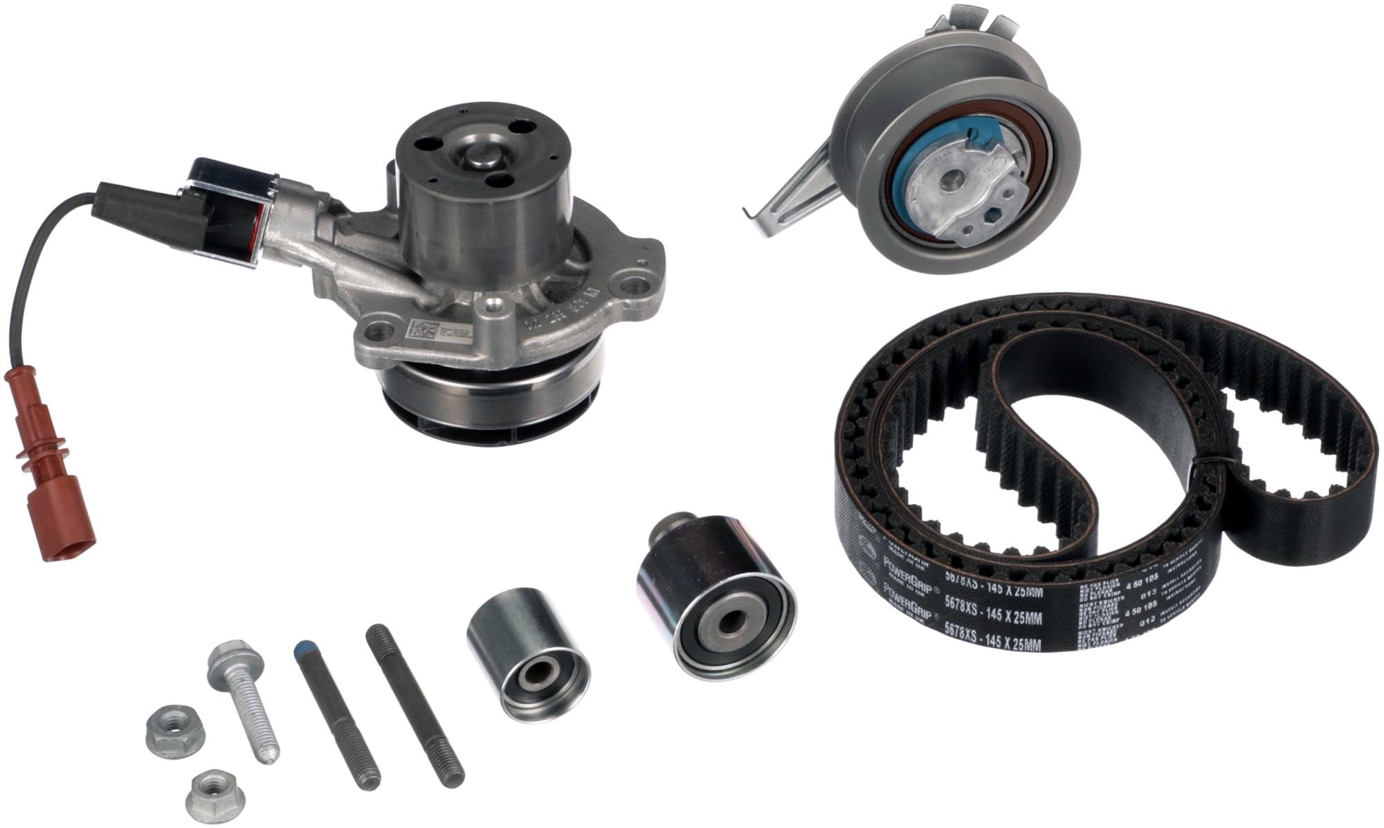 GATES KP35678XS-1 Kit cinghia distribuzione pompa acqua 29 mm con pompa acqua Compatibilità con VW Golf 7 Hatchback 5G1, BQ1, BE1, BE2 T-Roc A11 TIGUAN AD1, AUDI A3 Sportback 8VA, 8VF, SEAT | Compatibile con: SKODA KODIAQ, VW ARTEON, PASSAT ALLTRACK B8 Va