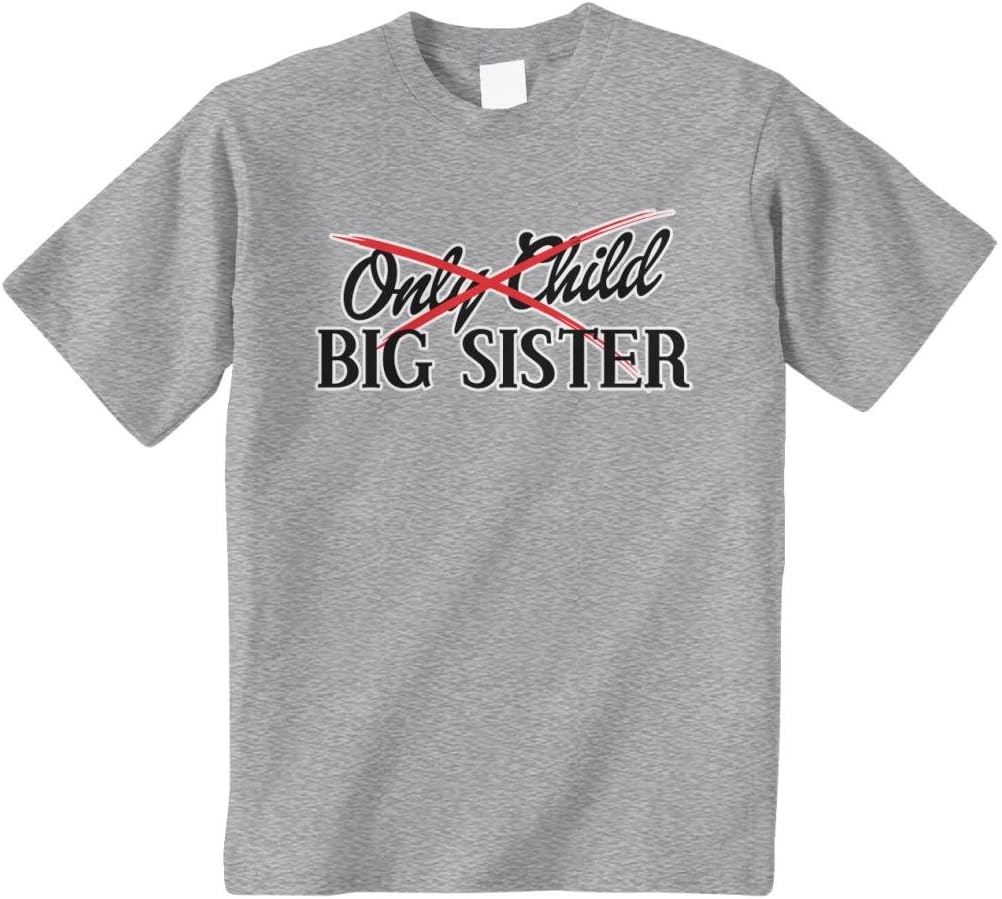 Threadrock Big Girls' from Only Child to Big Sister Youth T-Shirt