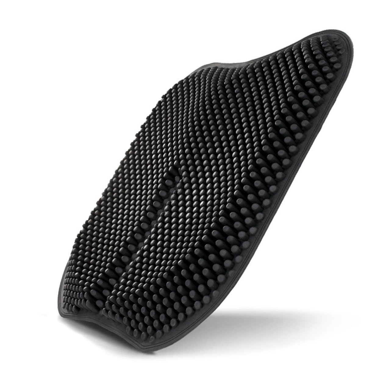 Alipis Cojín en Color Negro Transpirable para Asiento de Coche de Silicona de Masaje Cómodo y Práctico para Hombre y Mujer
