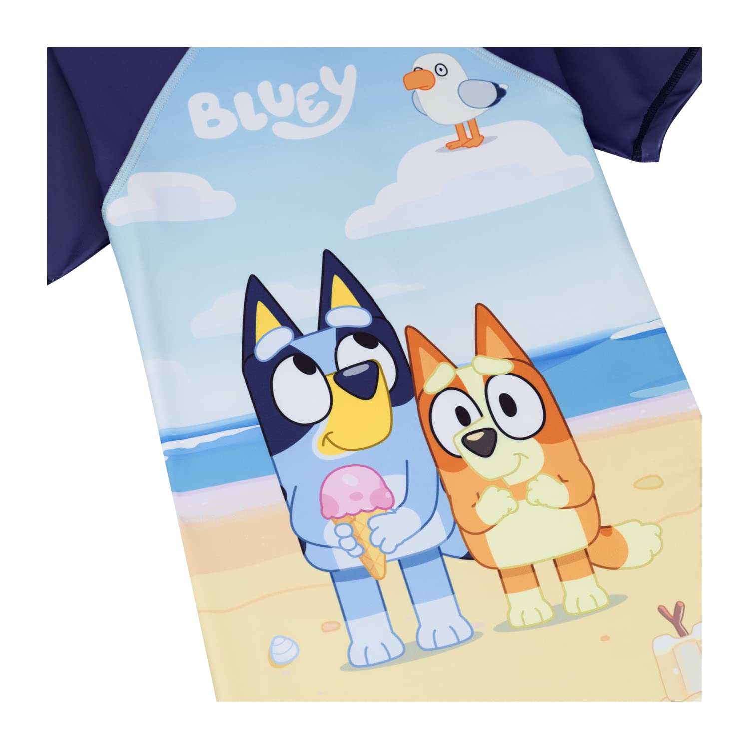 BLUEY Surfsuit Maillot de bain pour enfant de 3 à 8 ans
