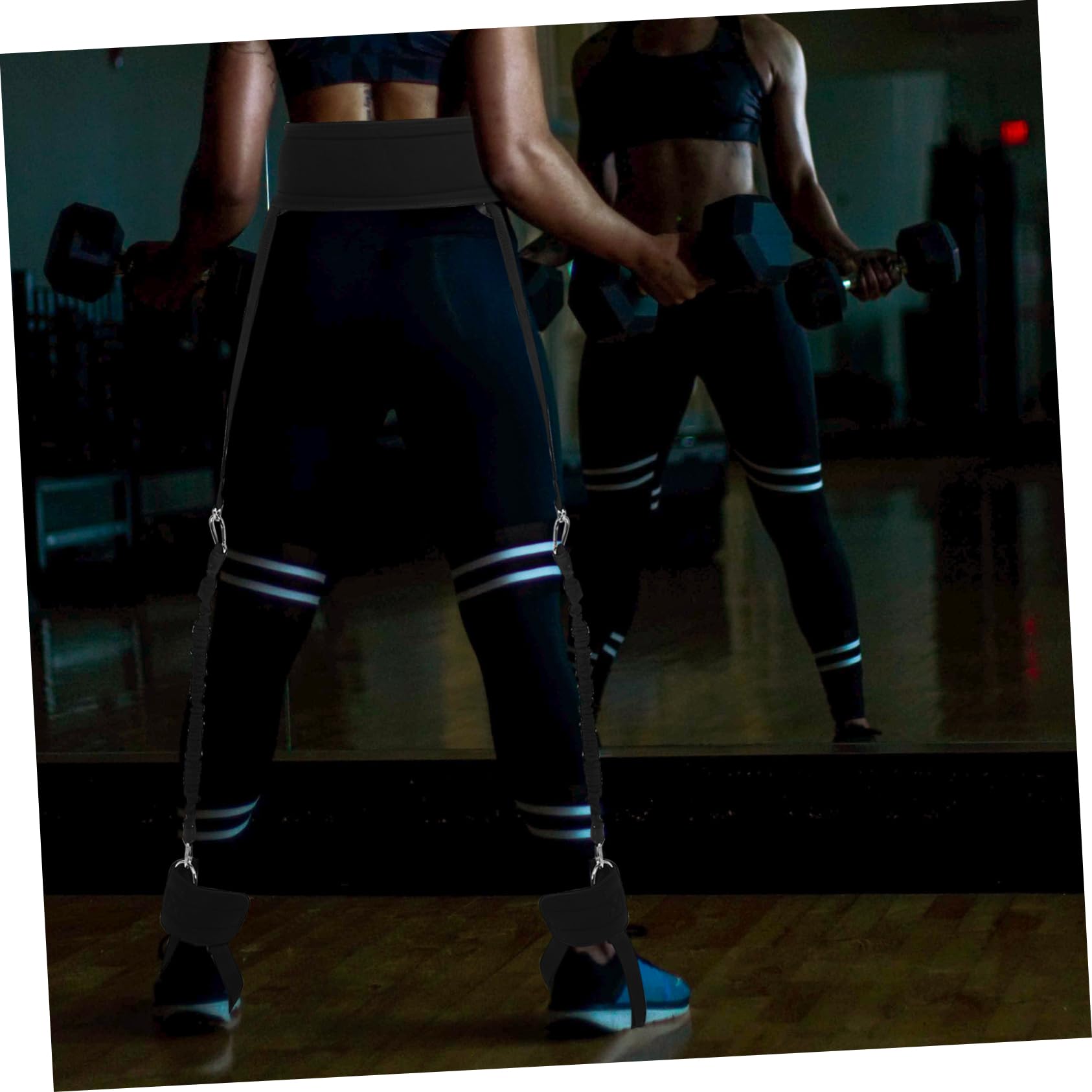 BESPORTBLE Klimmzug Band Satz Widerstandsband für Sprungtraining Schwarz Tragbar für Bein und Hüfttraining im Gym und Unterwegs