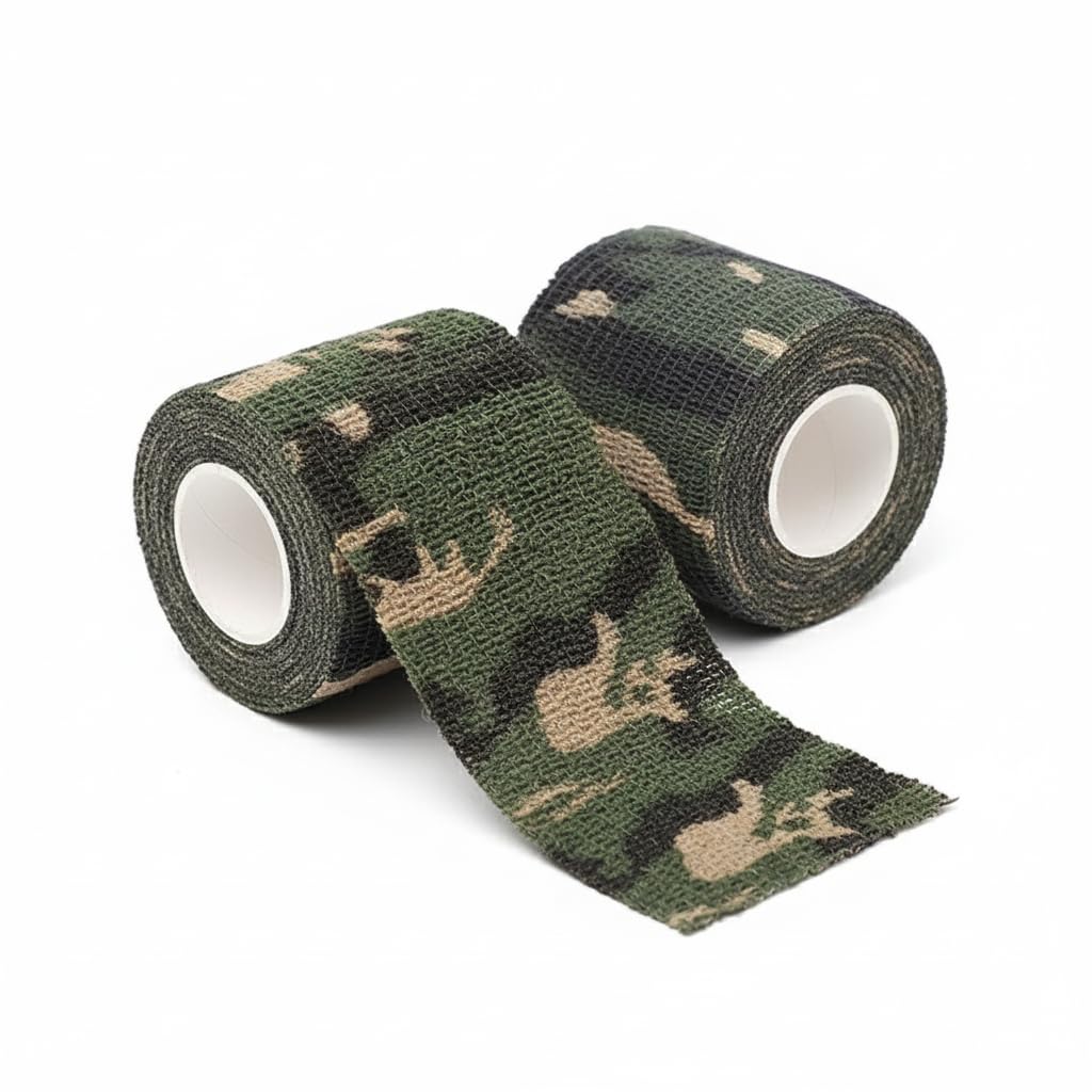 Grapelet Stealth Camo Tape Woodland Camo Rifle Wrap 5cm x 4.5m