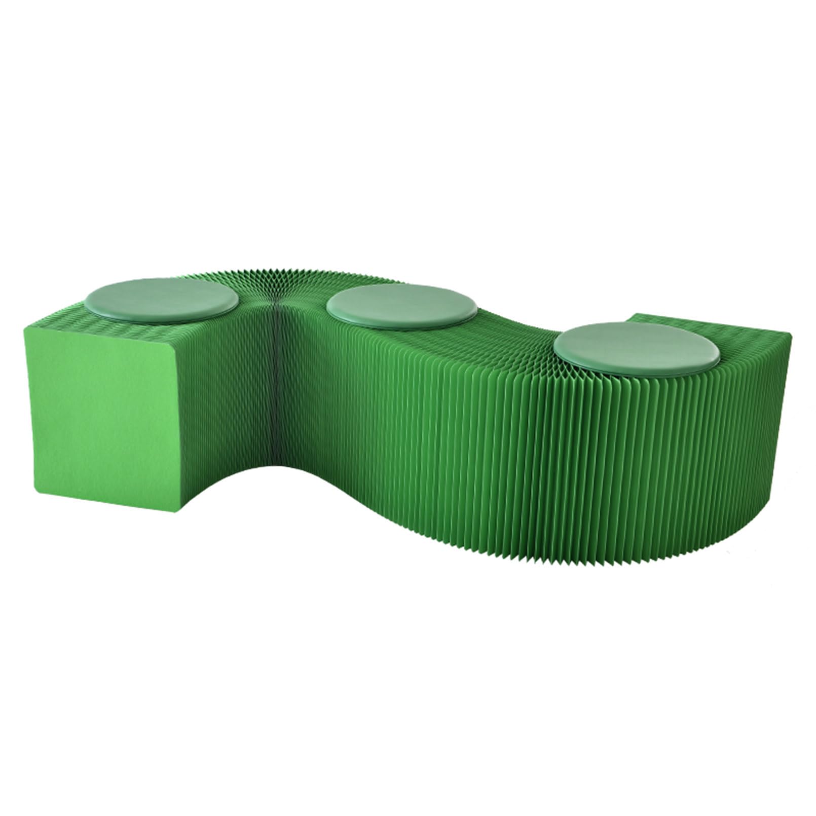 Tabouret accordéon en papier : l'assise modulable et design pour vos invités