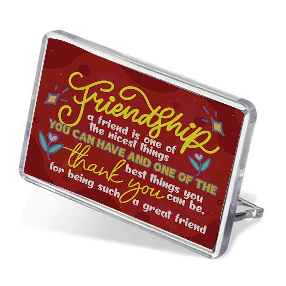 Wevow A Friend is One of The Nicest Things The Best Friendship Gift to Friends Bestie Long Distance Friends Gift fridge magnet.