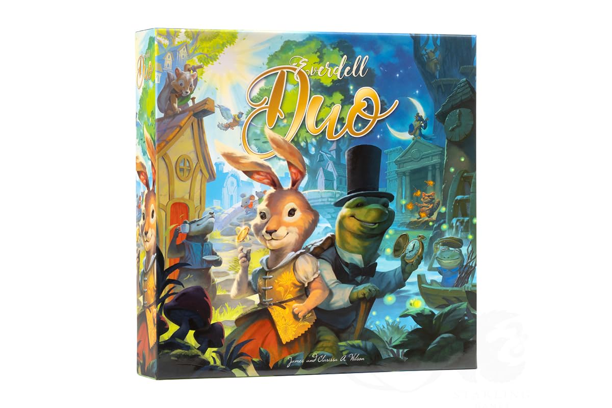 Everdell Duo – 2-Player Standalone Board Game with Competitive, Co-Op & Campaign Modes – Strategy Game with Woodland Theme, Ages 10+, Fast 30-Minute