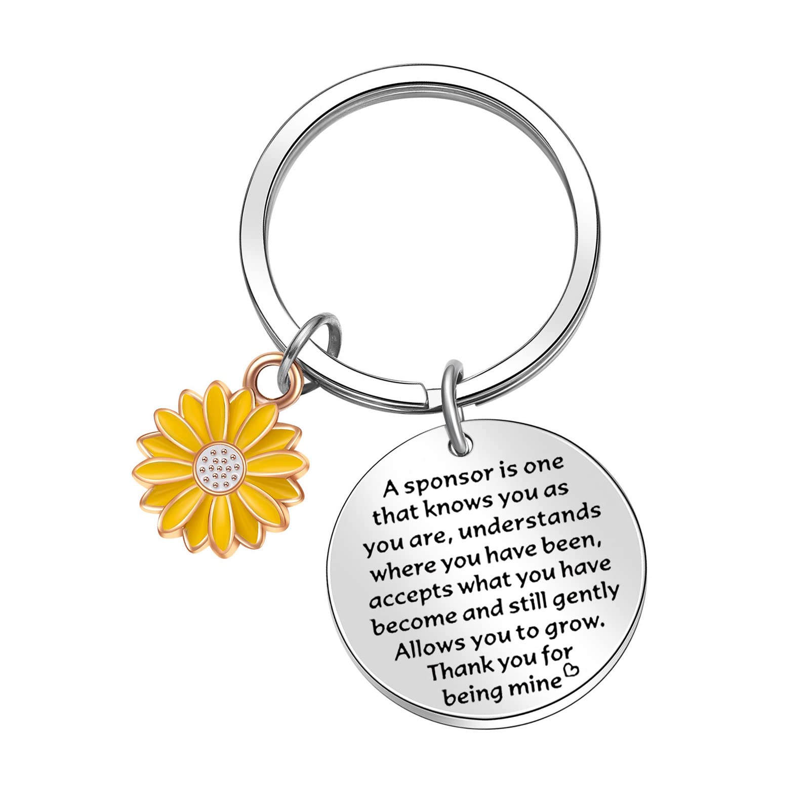 Confirmation Sponsor Gifts Keychain Confirmation Gifts AA Sponsor Appreciation Keychain
