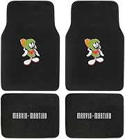 Vista 13 de BDK Warner Bros Looney Tunes Tazmanian Devil - Juego de 4 alfombrillas delanteras de 26 x 16.5 pulgadas, traseras de 14 x 16.5 pulgadas