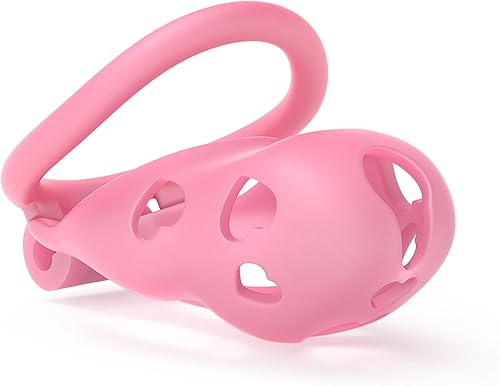 Miniatura 39 de FYJENNICC Love 1.0 - Jaula de castidad – Dispositivo de castidad masculina de resina ligera con bloqueo invisible, equipo de bondage para hombres