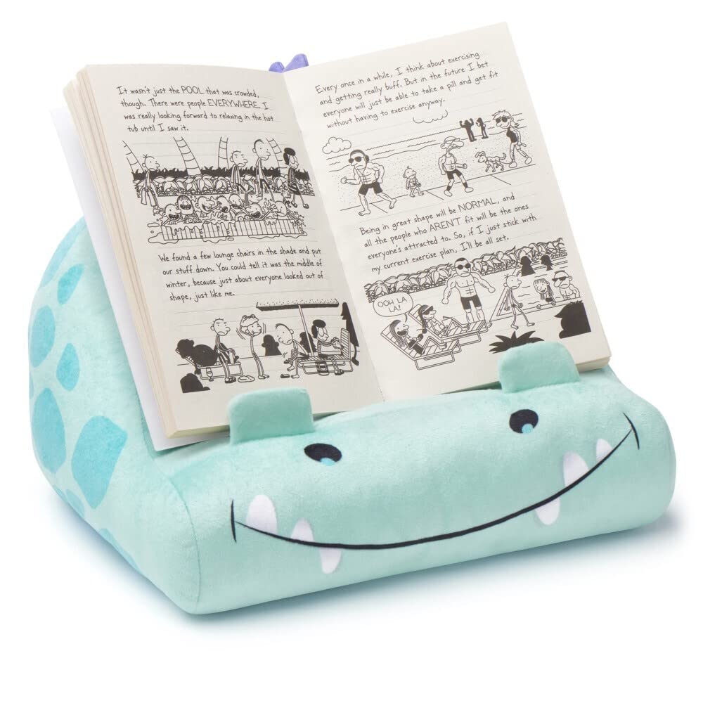Leggio in tessuto per bambini Cuddly Reader Dino