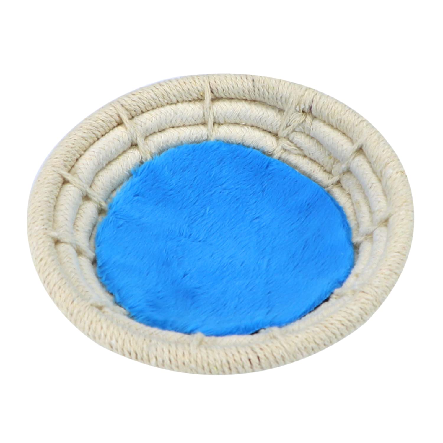 Cama Nido de cría de pájaros, Hecha a Mano, de algodón, Cuerda de cáñamo, para Loro Periquito, Periquito, cacatúa, conura, Canario, pinzón, Amor.