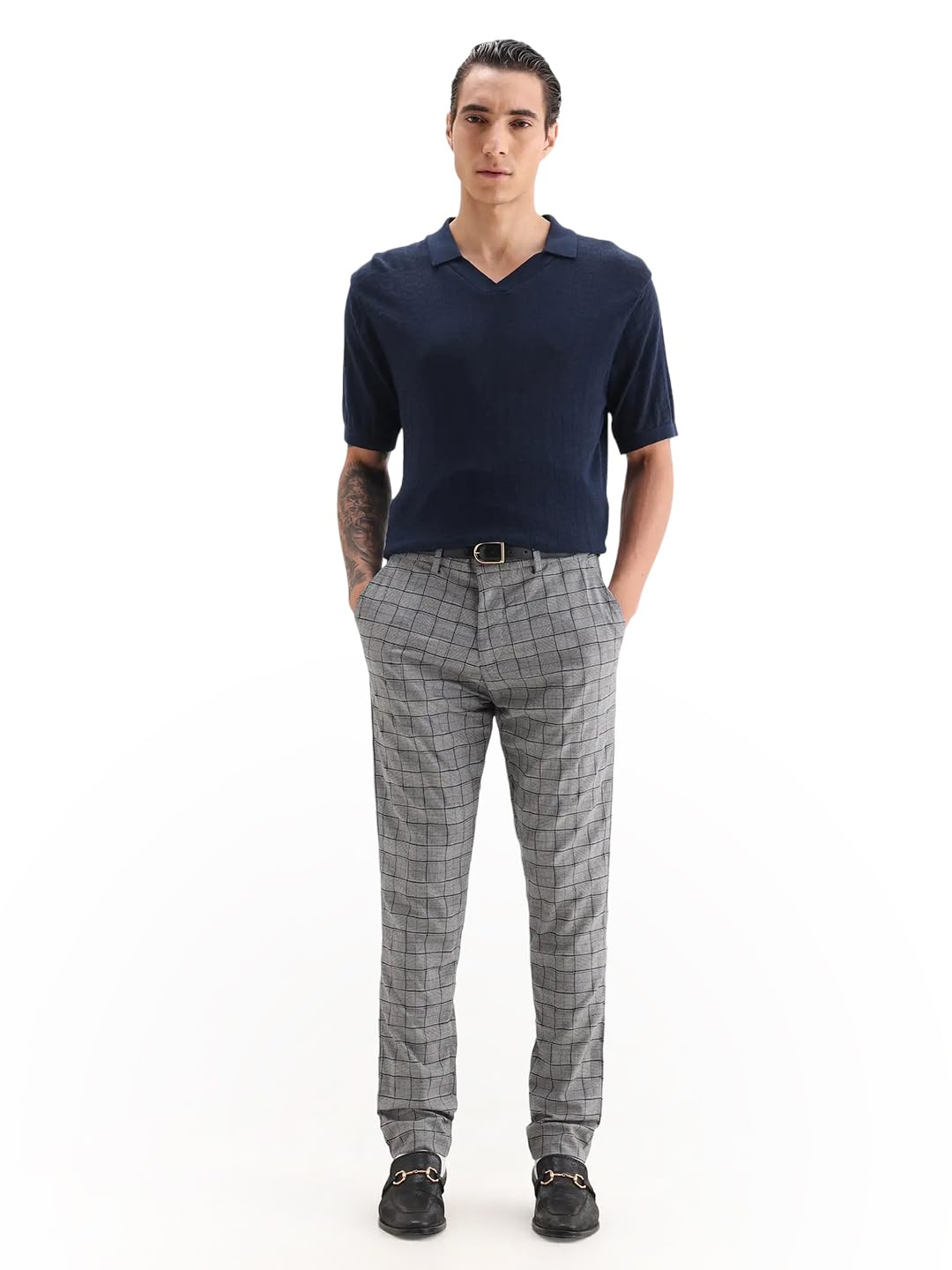 Regular fit Checked Trouser-image-34