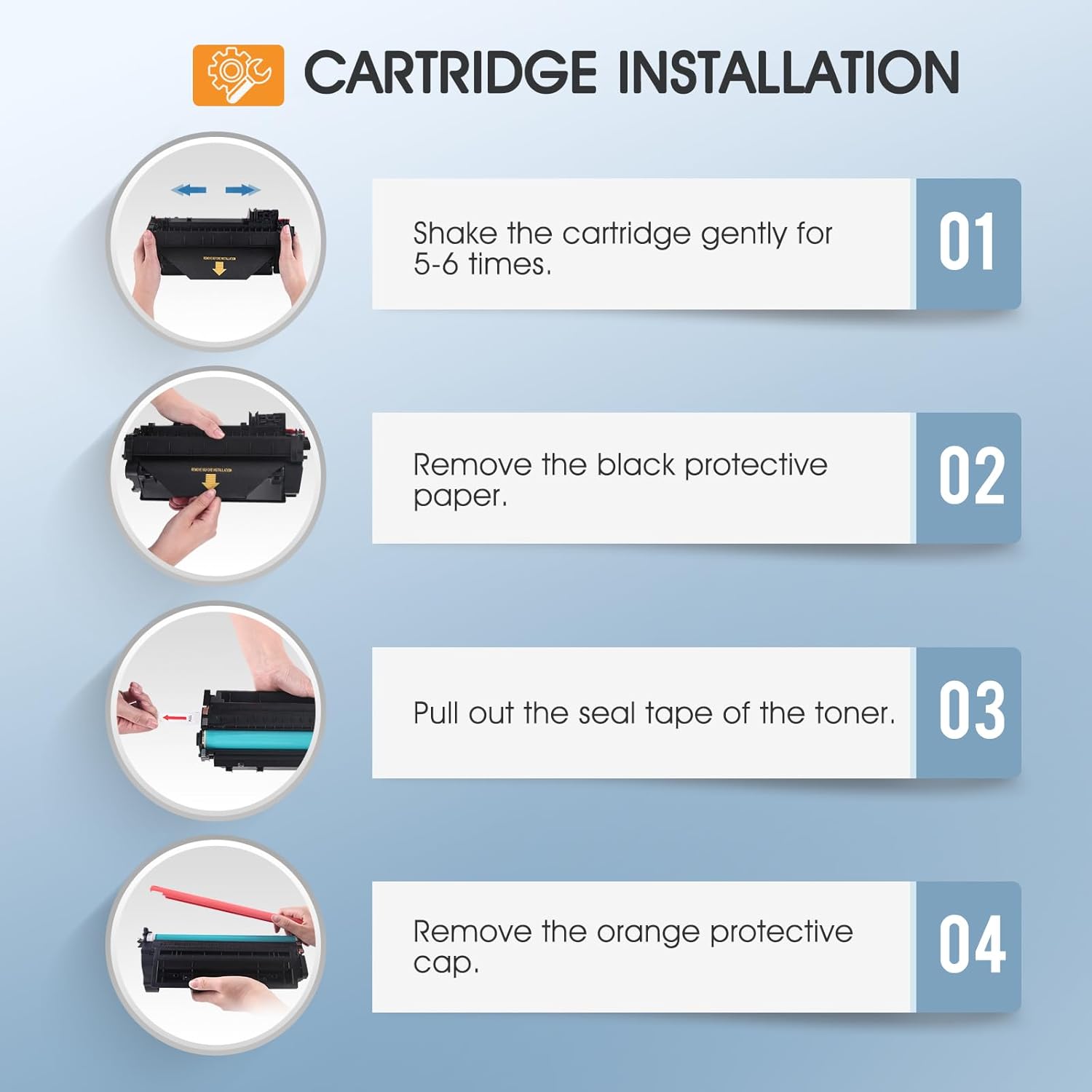 CE505A 05A Toner Cartridge Black P2035 Compatible Replacement for HP LaserJet P2035 P2055DN Toner Cartridge Work for HP P2055 P2055DN P2035N P2055DN P2030 P2050 P2055X P2055D 4 Pack Ink Print Printer