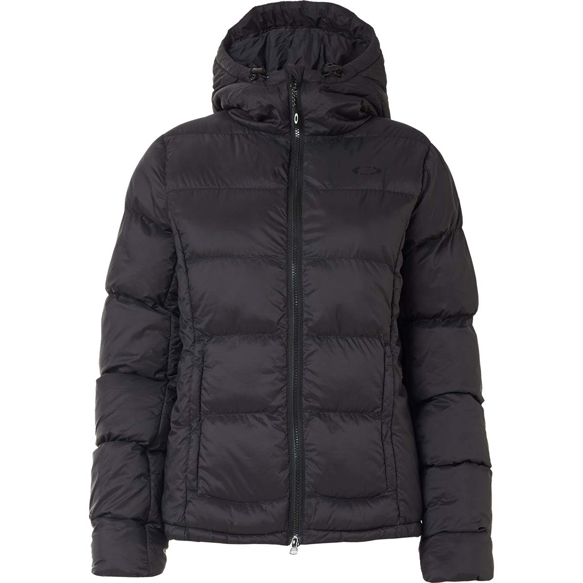 Oakley Women's Black Long Sleeve Zip Up Stellar Insulated Hooded Jacket | : Medium