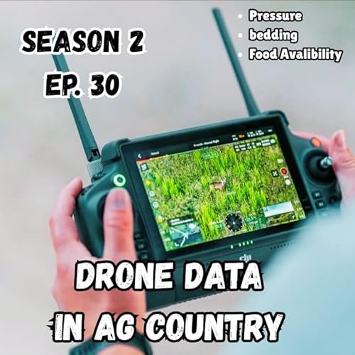 Ep. 30 Whitetail Research with Derrick: What MIDWEST Drone Data Reveals About Mature Bucks, Ag Country Deer, and Hunting Pressure!