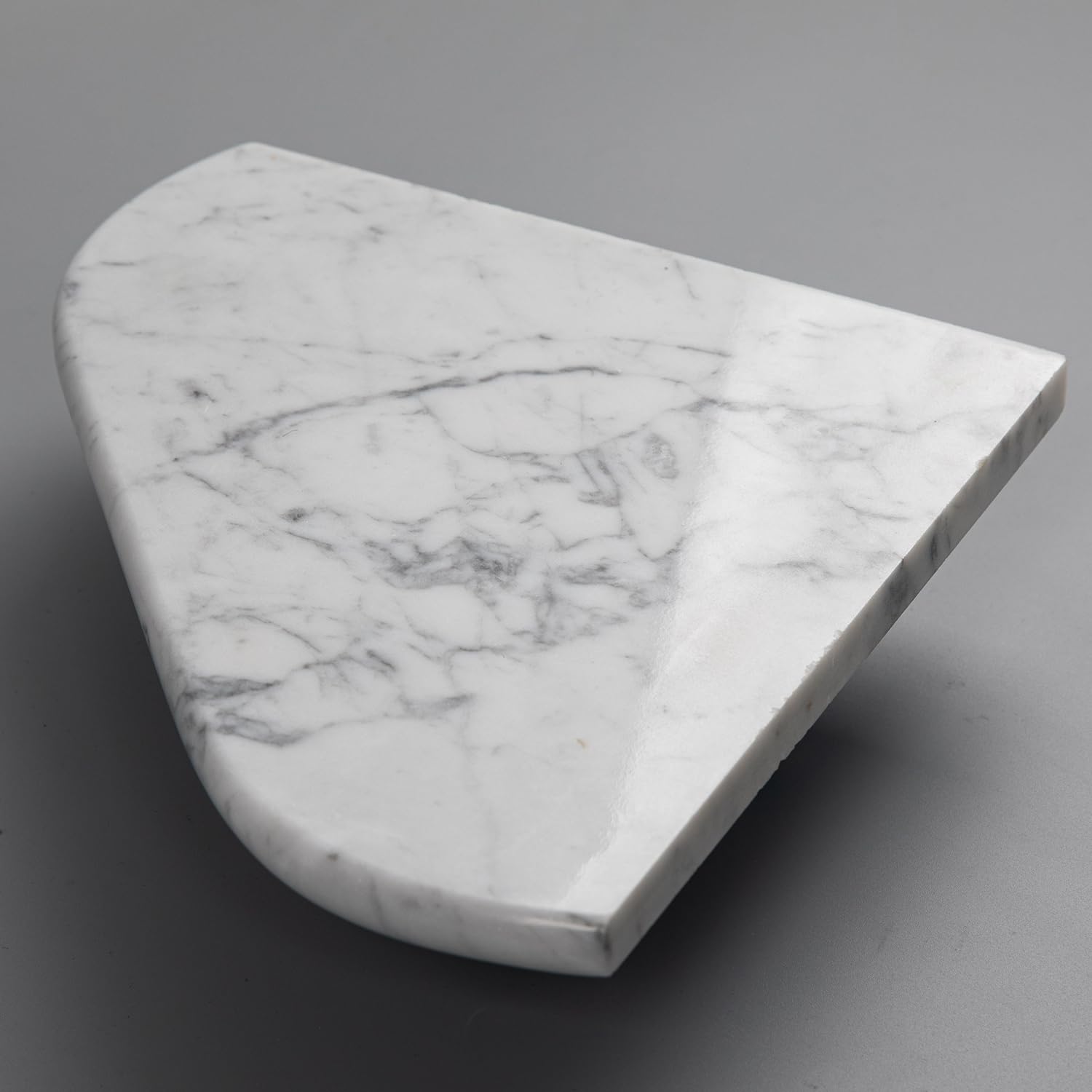 Lovdeco Marble Corner Shelf Wall Mount, Carrara Marble Corner Shower