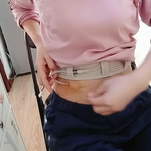 Miniatura 4 de EXCEART Gastrostomía Tubos de ocultamiento Gastrostomía Tubos Cinturón Abdominal Alimentación Tubos Diálisis Catéter Cinturón Tamaño L