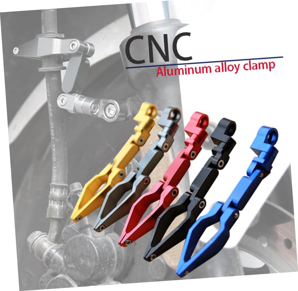 Motorcycle Fuel Line Clamp Foldable Auto Repair Pliers for Brake and Fuel Hoses Design Compact and Easy to Use Red