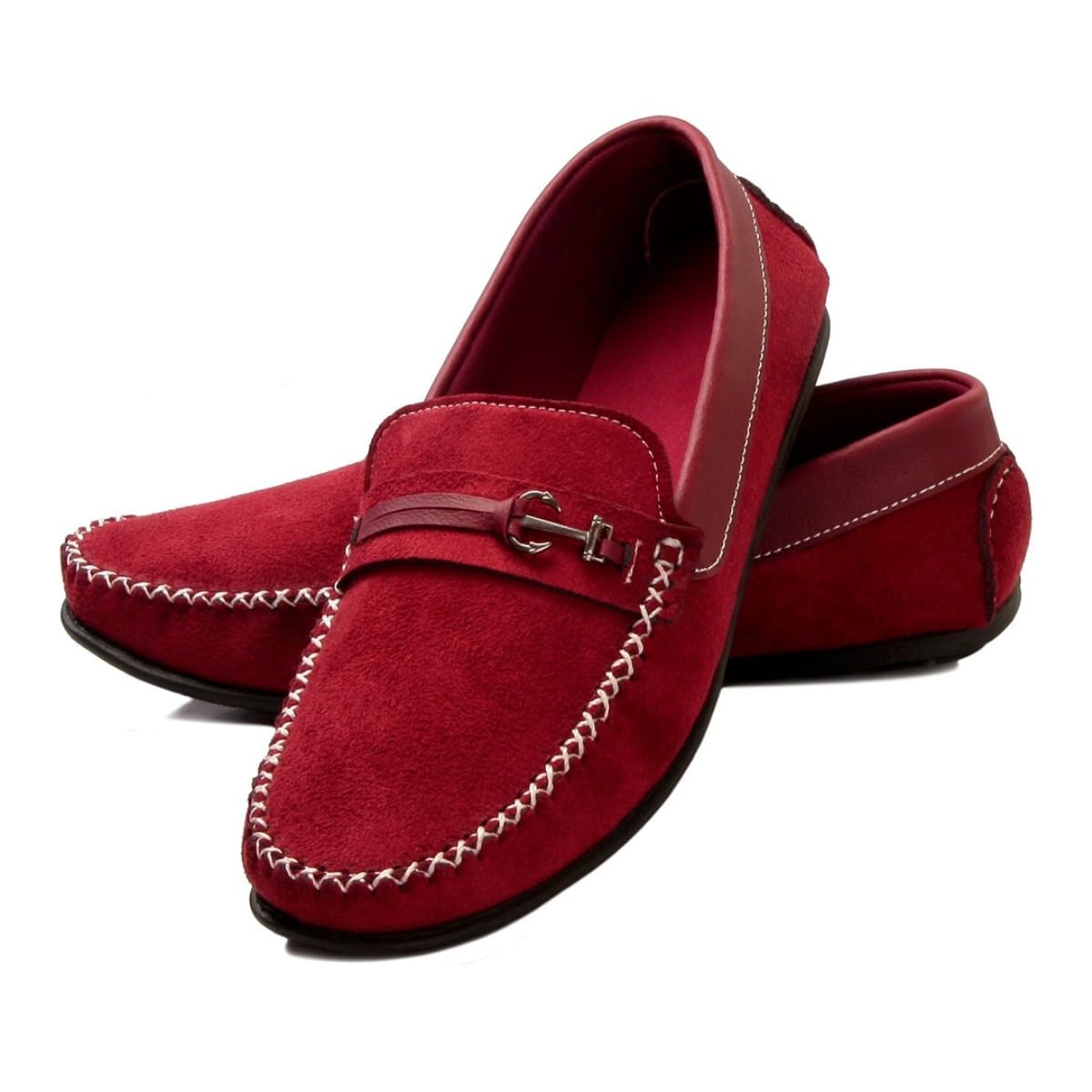 Mocassim Masculino em Camurça, Marrom, Costura 360°, Sola Antiderrapante, Forro Vermelho em promoção! Veja a oferta e mais achadinhos de Sapatos 9 Hoje é o melhor dia para comprar Mocassim Masculino em Camurça, Marrom, Costura 360°, Sola Antiderrapante, Forro Vermelho com aquele preço maroto! Promoção! Aproveite a oferta! 9