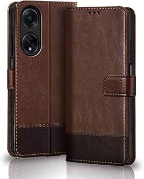TheGiftKart Flip Back Cover Case for Oppo F23 5G | Dual-Color Leather Finish | Inbuilt Stand & Pockets | Wallet Style Flip Back Case Cover for Oppo F2...