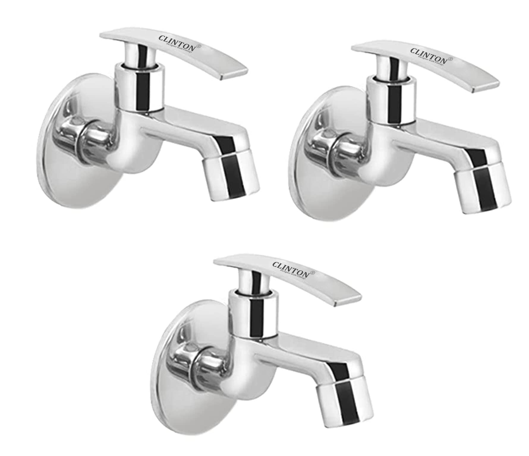 Clinton Brass Passion Bib Tap for Bathroom, Water Tap Chrome Finish (Set of - 3) (B09THBDP2S) Amazon Price History, Amazon Price Tracker