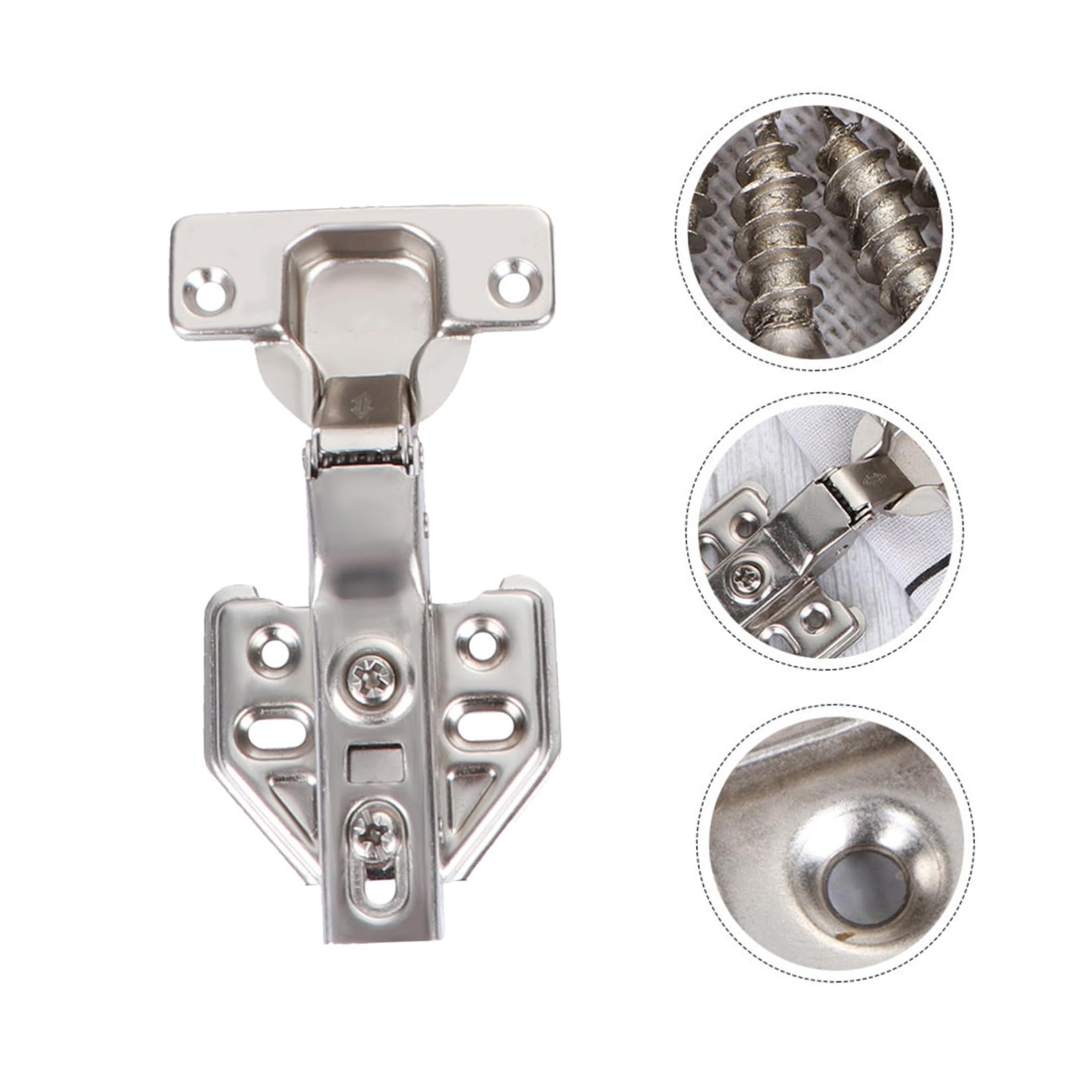 POPETPOP 8pezzi Cerniere Idrauliche Ammortizzatore Per Mobili Cerniere Chiusura e Hardware Metallico Facile Installazione