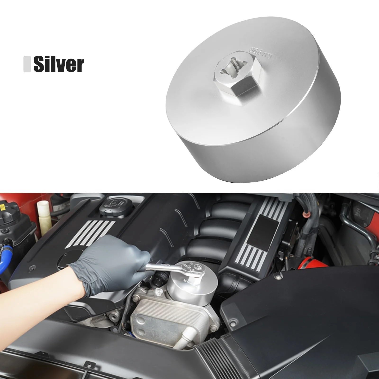Filtr oleju silnikowego Klucz Do Filtra Oleju, Narzędzie Do Zdejmowania Obudowy Pokrywy, Silniki Pasujące Do BMW E90 E92 E60 E87 E82 F10 F20 F30 F36, X5 E70 F15 N52/N54