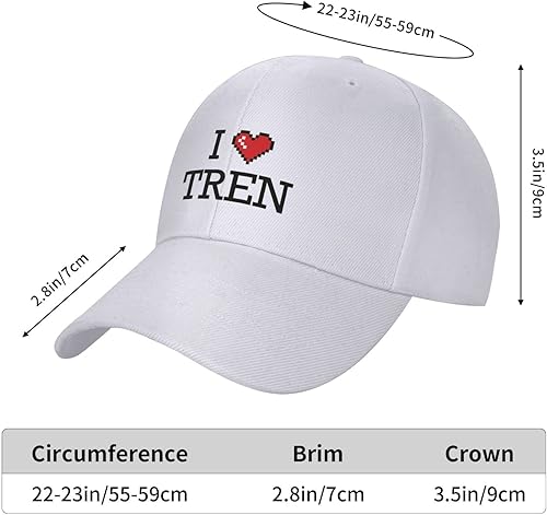 Miniatura 3 de Gorra de béisbol para papá I Love Tren Casquette para mujer