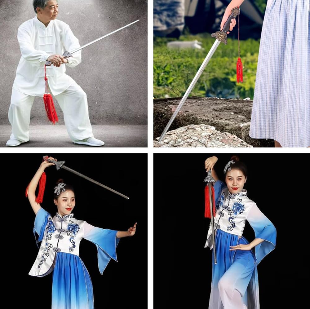 Amazon | サムコス 太極剣 伸縮式 剣 刀 太極拳 練習 演舞 武術 ロール