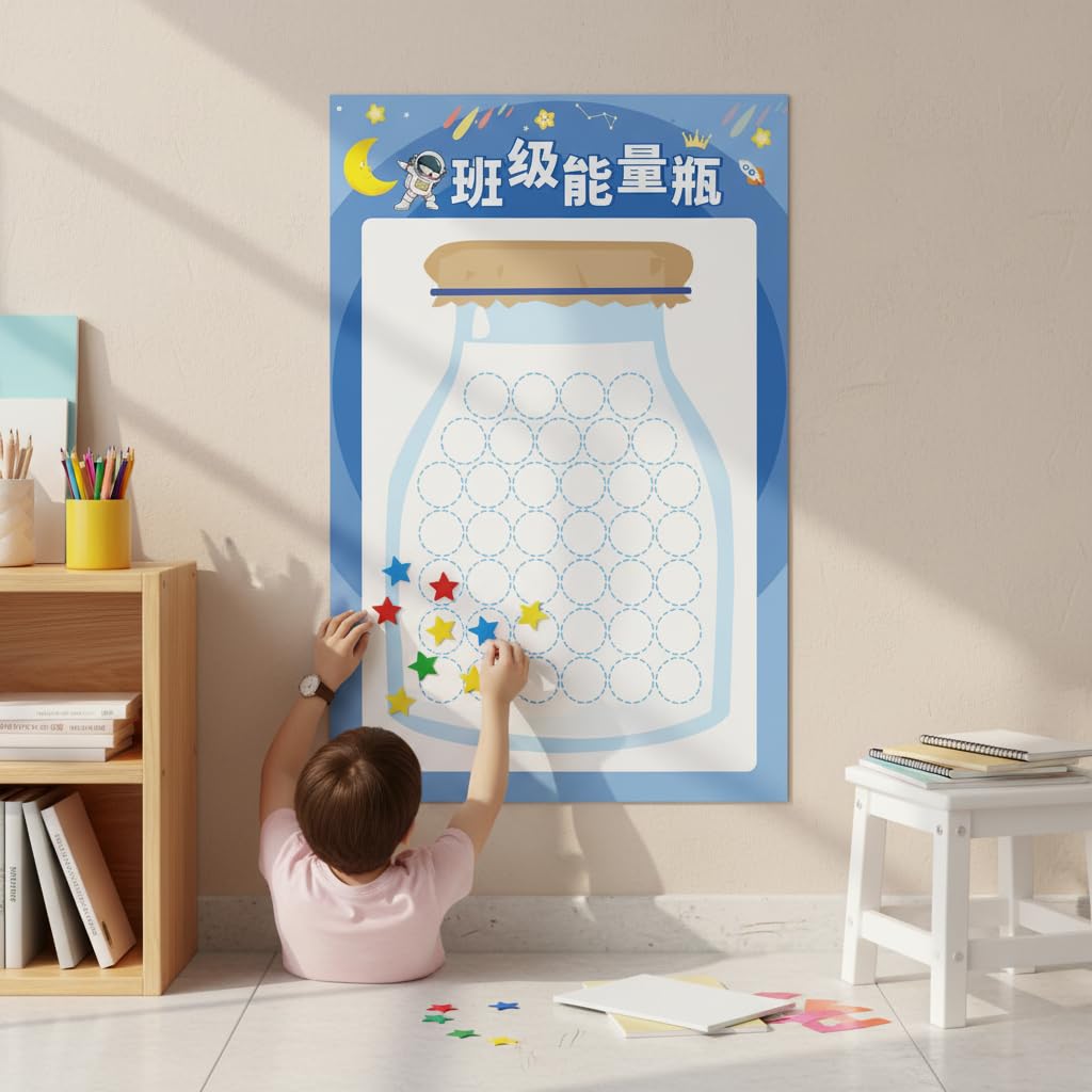 Pegatina Pared para Aula, 60x80cm
