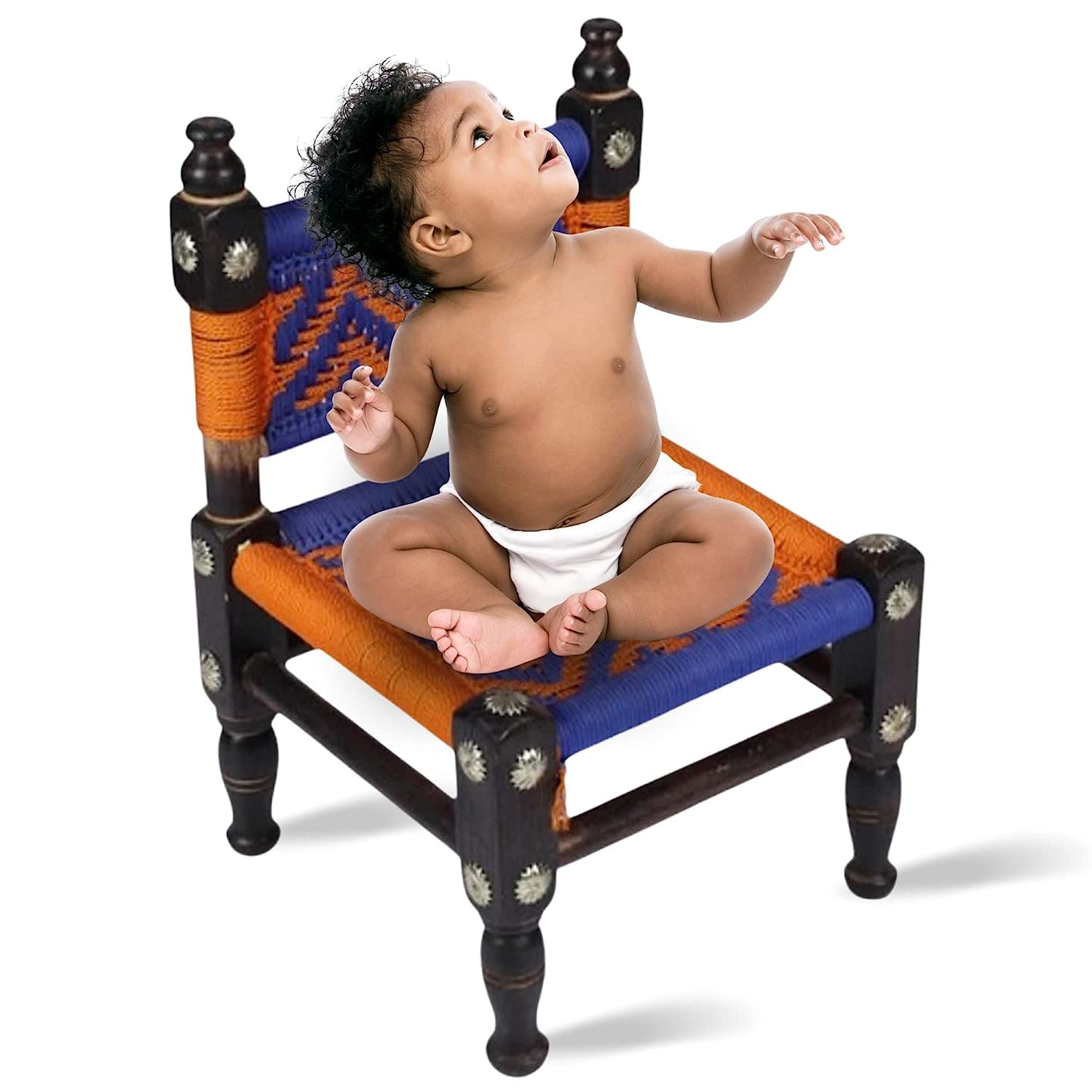 Chair khatli Wood Khatlo Wooden pidha Stool Wood Foot Piddha Stool mudda pidda Furniture Chowki Chair Stool Small Natural Traditional Rajvadi Mudda Rajasthani