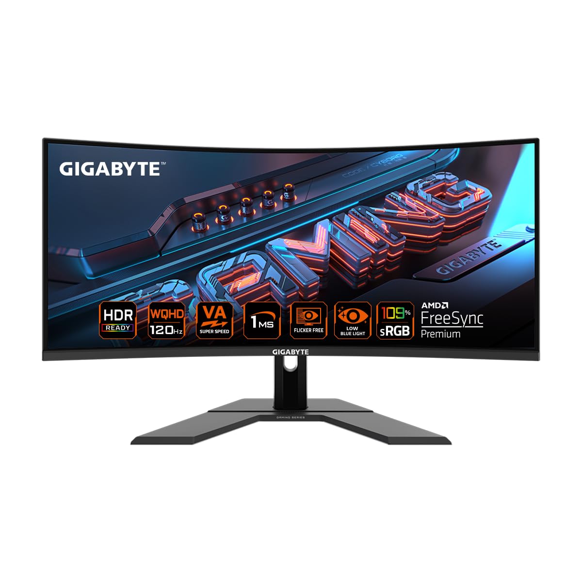 GIGABYTE Gs34Wqc 34" Va 1500R (Curved), 3440 X 1440 (Wqhd), Srgb 120%, 120Hz/135Hz (Od), 1 Ms Mprt, 300 Cd/M2 (Typ), Freesync Premium, HDR 10, 34 Inch (B0D31C3T6Q) Amazon Price History, Amazon Price Tracker