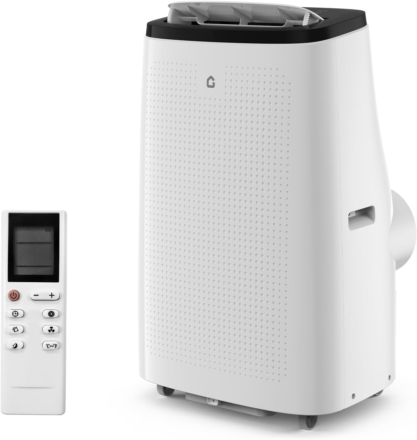 14,000 btu portable air conditioners - cools up to 750 sq.ft, 3-in-1 free standing ac unit fan dehumidifier remote control, window kit, smart/sleep mode 24h timer (14000btu style 3)