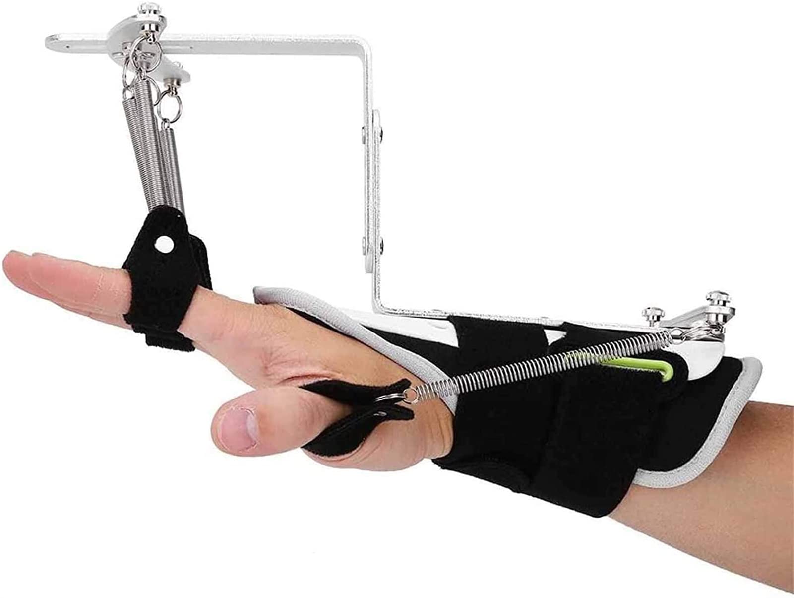 Ejercitador Ortopédico De Muñeca con Cojín para Dedos, Ortesis De Dedo Ajustable, Dispositivo Universal para Sujetar Los Dedos para La Recuperación De La Mano Izquierda Y Derecha