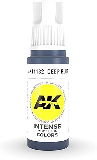 AK-Interactive 3rd Gen Acrylic Deep Blue 17ml 11182 - Model Building Paints and Tools # AK1182