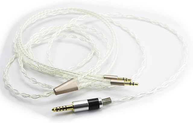 HiFi Cable with 4.4MM Balanced Male to Dual 3.5mm Connector Compatible with Hifiman Sundara, Arya, Ananda Headphones and for Sony WM1A, NW-WM1Z, PHA-2A