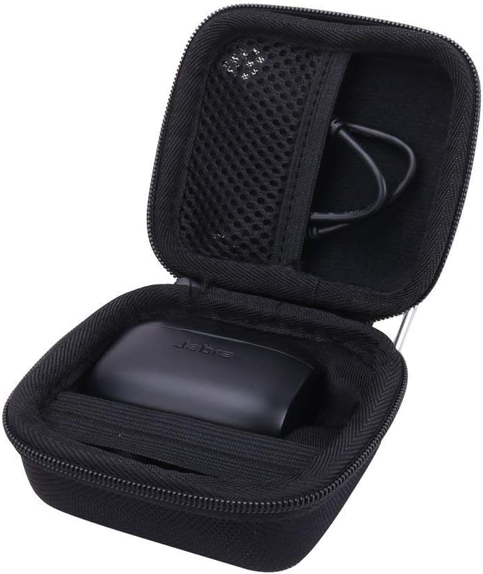 Travel Bag Hard Case for Jabra Elite Active 65T / Elite 65T Earphones Bluetooth Headphones by Aenllosi