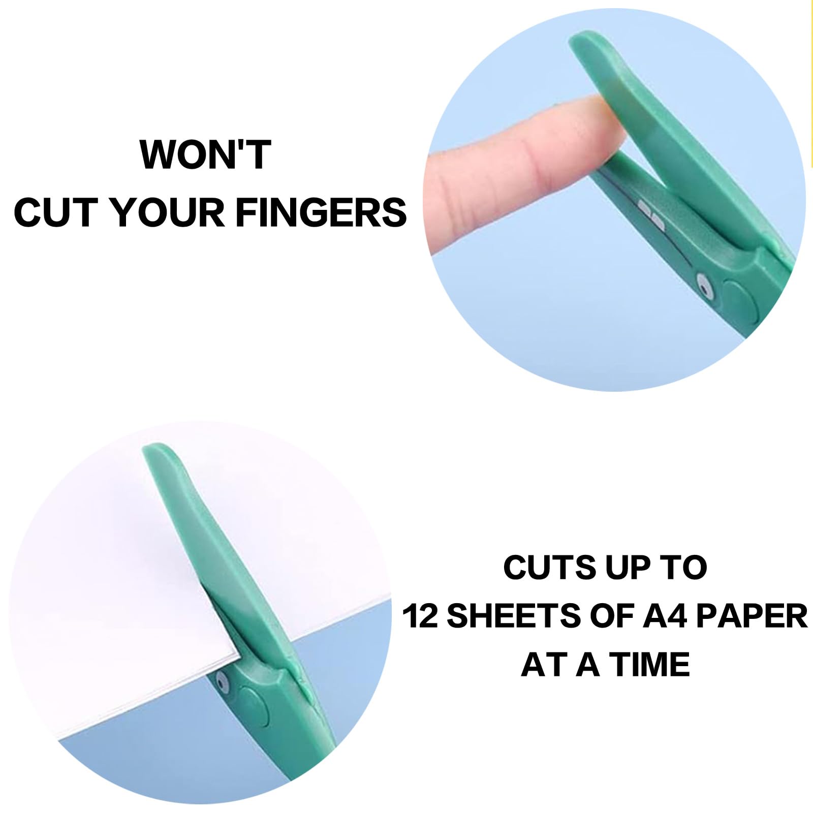 Kids Safety Scissors, Cute Crocodile Shape Design Kids Preschool Training Scissors, Art Craft Plastic Scissors for School Supplies and Scrapbooking Supplies,School Scissors,(Crocodile) - Image 3