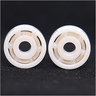 BERWENNY 2PCS MR85 Full ZrO2 Ceramic Ball Bearing 5x8x2.5mm ABEC-9 Zirconia Ceramic Ocean Fishing Reels Miniature Ball Bearings