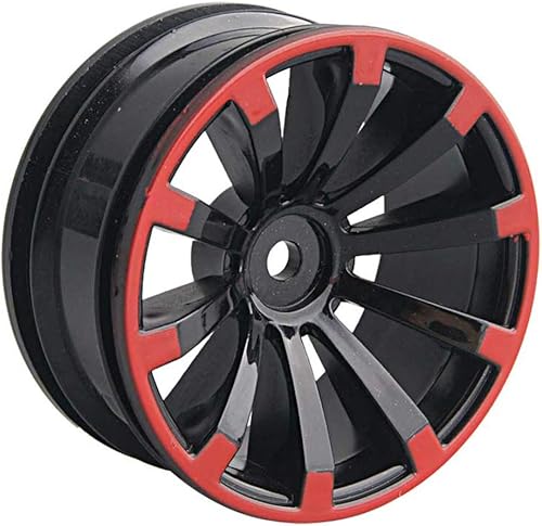 Miniatura 6 de Ruedas de plástico para automóvil a control remoto, diámetro de 2.047 in para escala 110 en carretera, Touring Racing Drift Car Traxxas HSP HPI