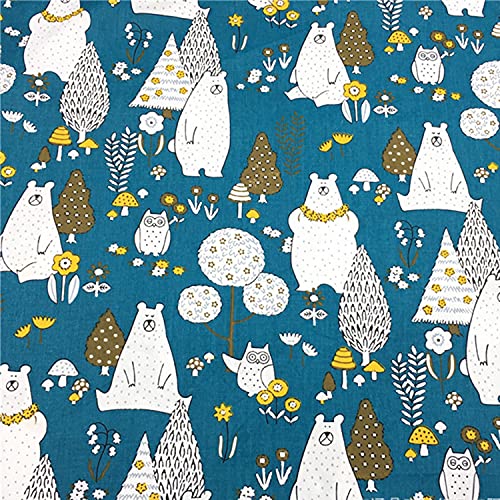 moonfarm 全11種 北欧 風 柄 生地 綿 ポリ 手芸 用 約1m×幅1.6m裁断済み