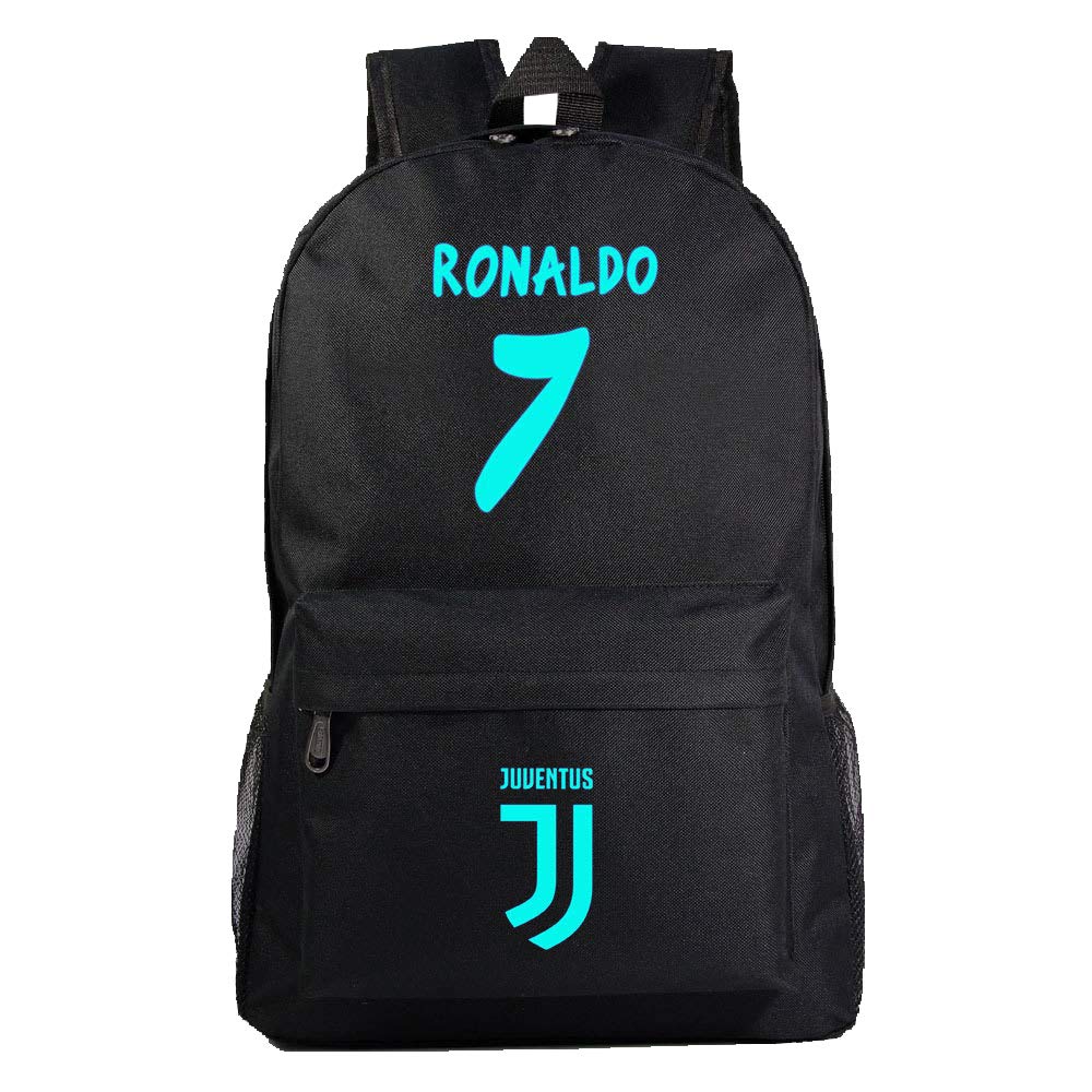 Nightlight Juventus C Ronaldo 7 Sports Backpack Canvas Backpack for Men and Women